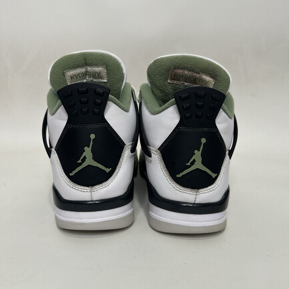 Nike Air Jordan 4 Retro WMNS “Seafoam/White Oil Green” - Picture 5 of 10